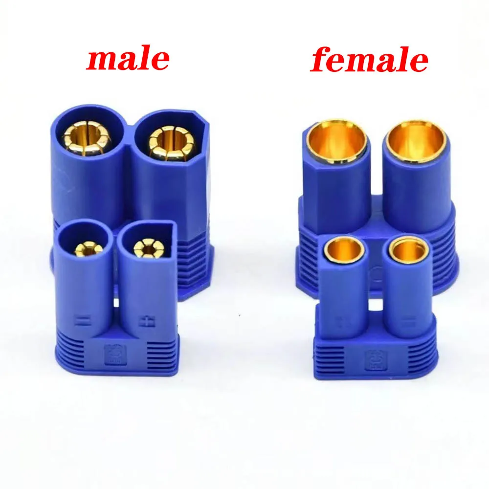 

20 Pcs EC3 EC5 EC8 male female gold plated battery connector plug for rc Lipo battery ESC Motors plane truck boat