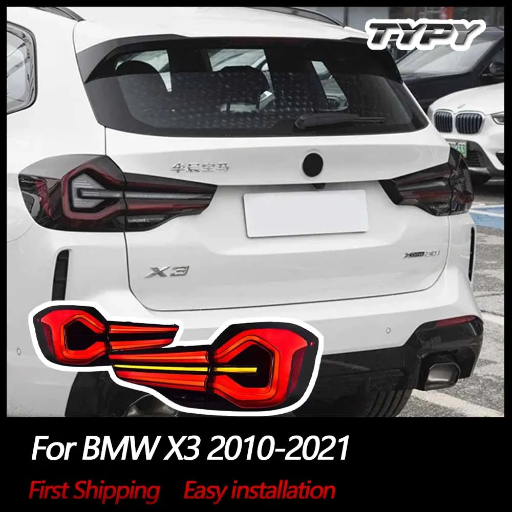 

TYPY Car Tail Lights For BMW X3 2010-2021 LED Car Tail Lamps Daytime Running Lights Dynamic Turn Signals Car Accessories