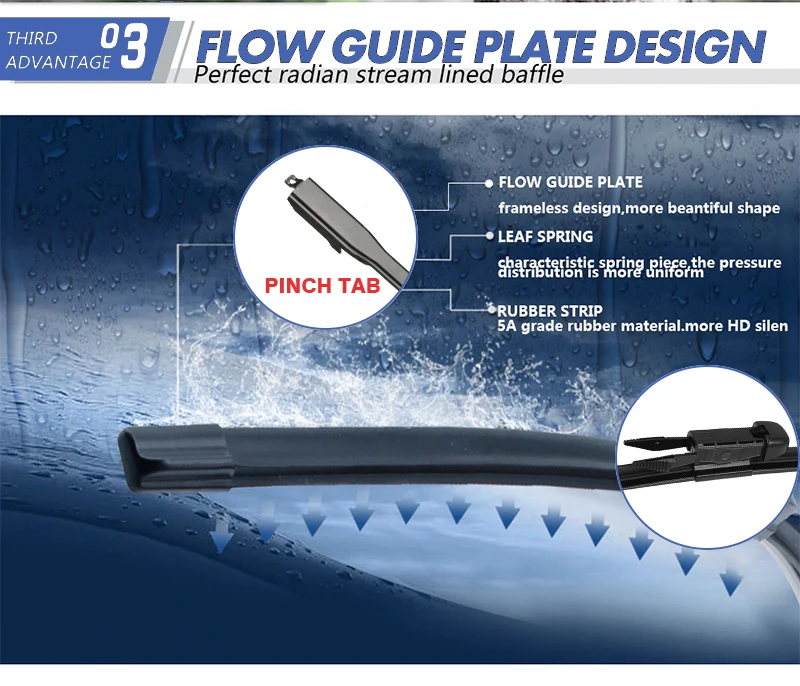 Vorne Hinten Wischer Klingen Set Für Ford Escape ZH 2020 2021 2022 2023 2024 Pinsel Gummi Windschutzscheibe Windschutz Fenster auto Zubehör – Detail 5