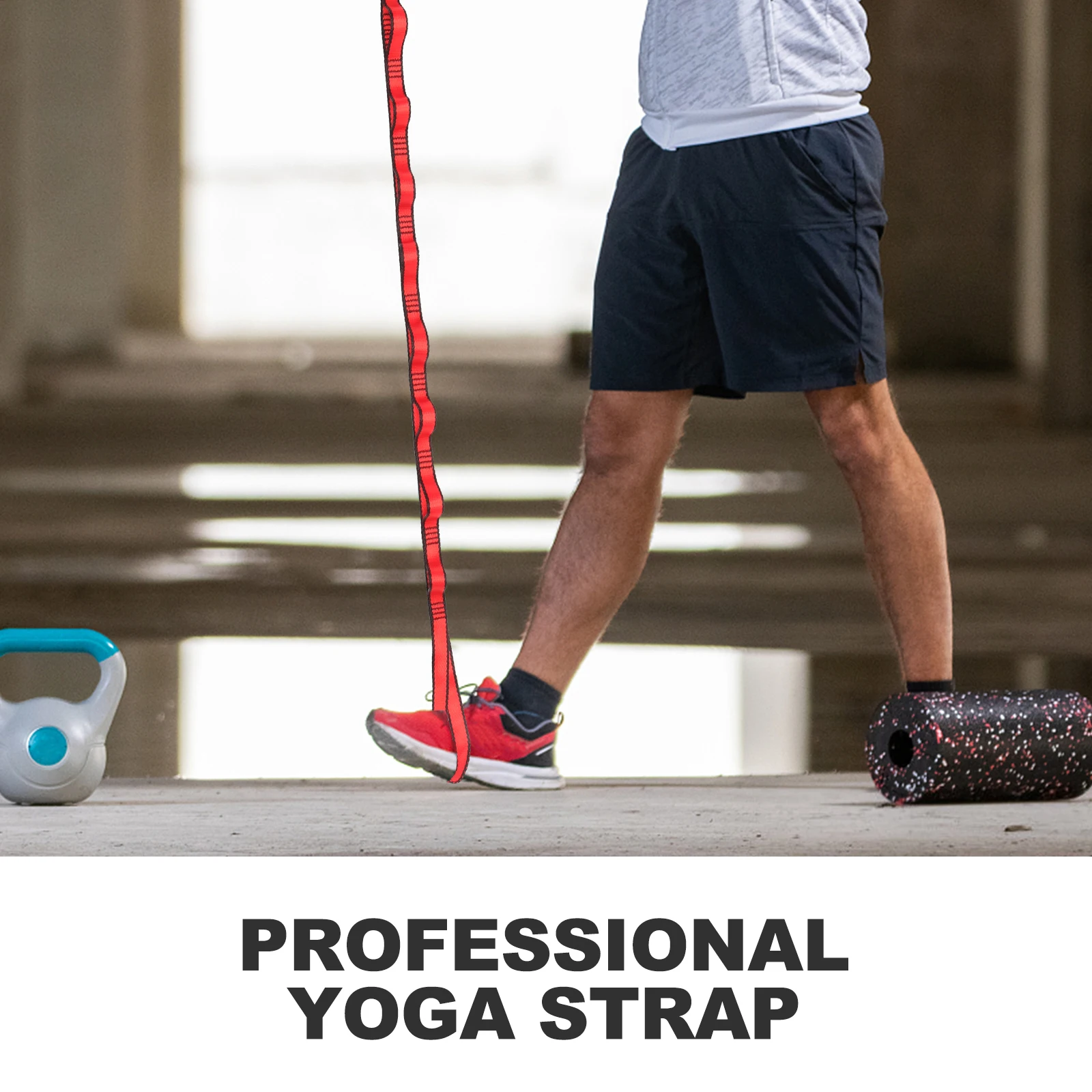 

Premium Stretching Band For Yoga Training Durable Inelastic Exercise Strap Multi-Function Fitness Band Household Gym Accessories