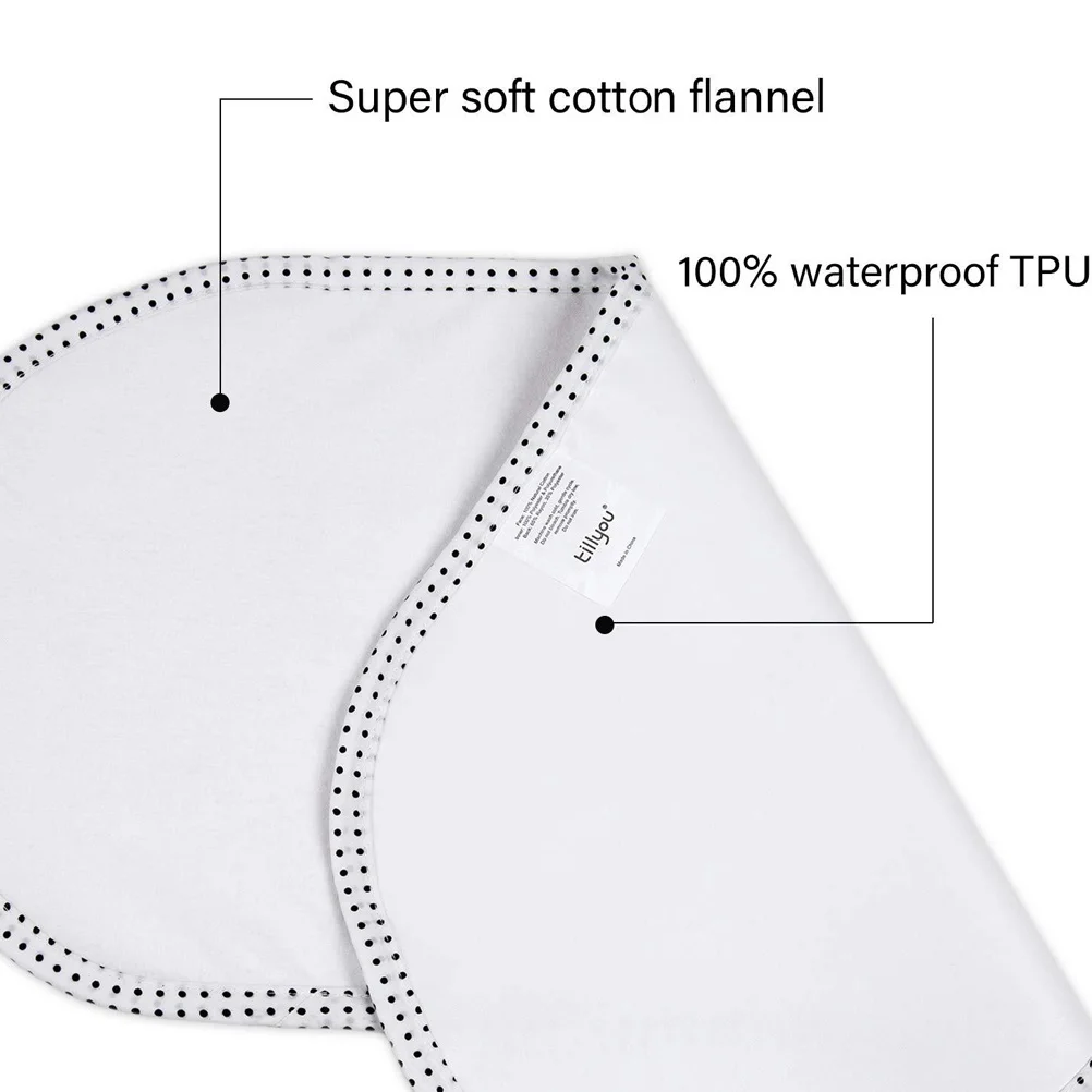 

3 шт. водонепроницаемый детский коврик для подгузников, складной портативный пеленальный коврик для путешествий, детская коляска, дышащая впитывающая защита