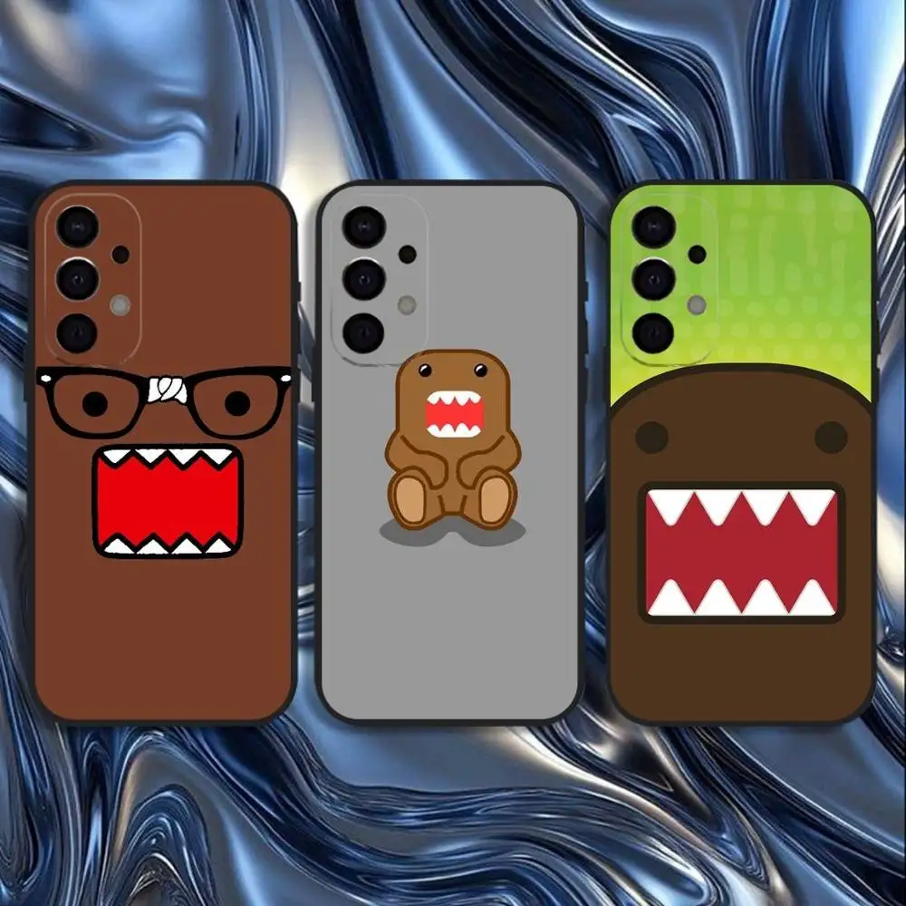 

Cute Domo kun Phone Case For Samsung S25,S24,S21,S22,S23,S30,Ultra,S20,Plus,Fe,Lite,5G Black Cover