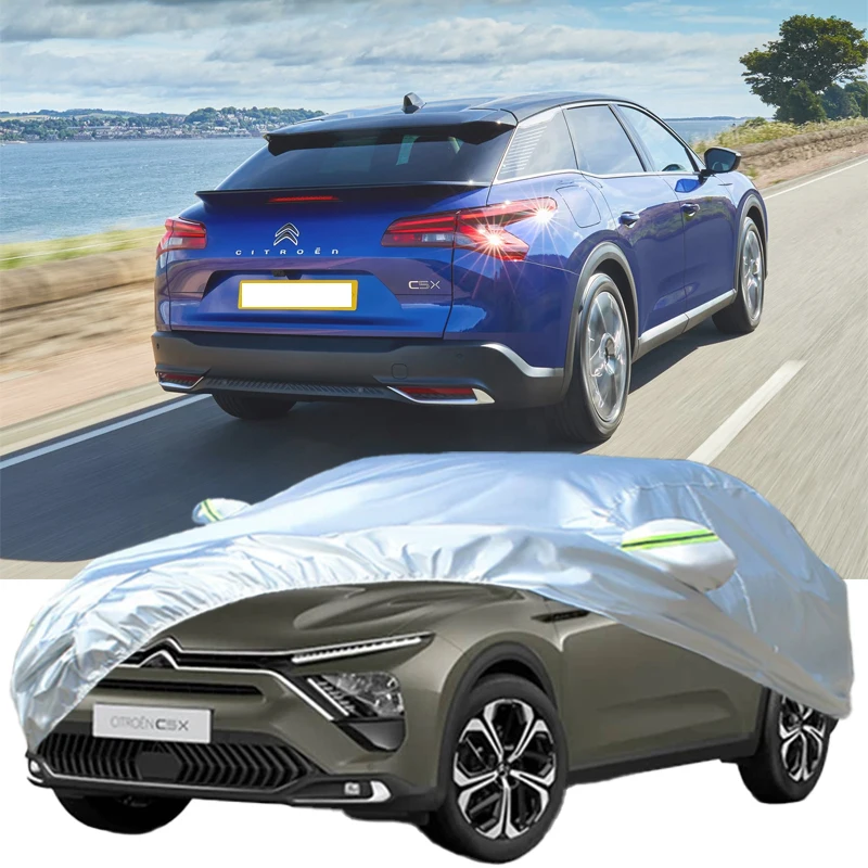 

For Citroen C5 X Outdoor Protection Full Car Covers Snow Cover Sunshade Waterproof Dustproof Exterior Car Accessories