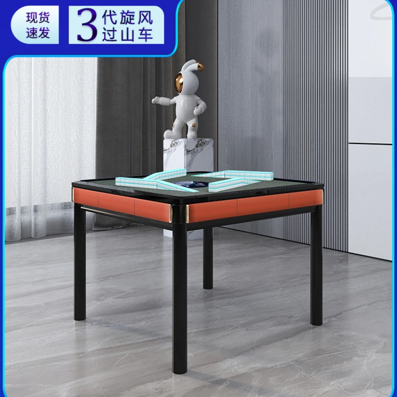 LTT  Mute Mahjong Machine Automatic Low Noise Mahjong Machine Dining Table Dual-Use Push-Free Card Mahjong Table