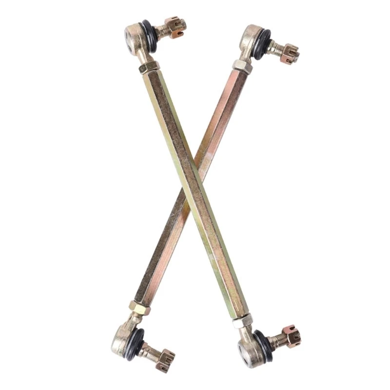 Y4UA Go Kart Steering Linkage Rod Pair, Adjustable 330mm Set for 250cc Use