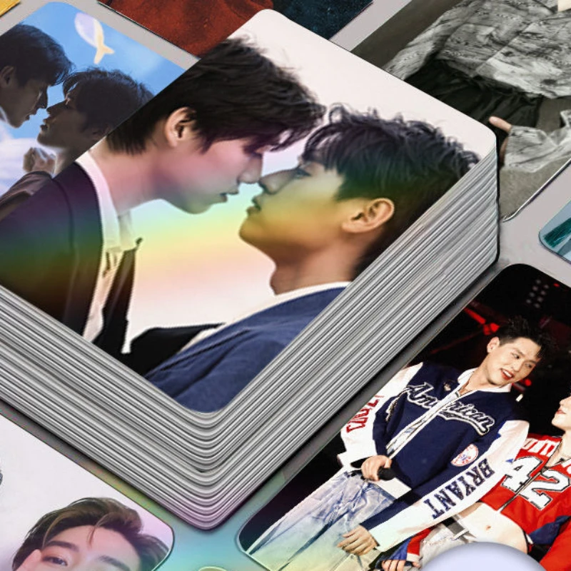 

30/50PC No Repeat BKPP Billkin Ppkritt HD Poster Thai TV Told Sunset about You Drama Stills Double-sided Printing 3 Inch Card