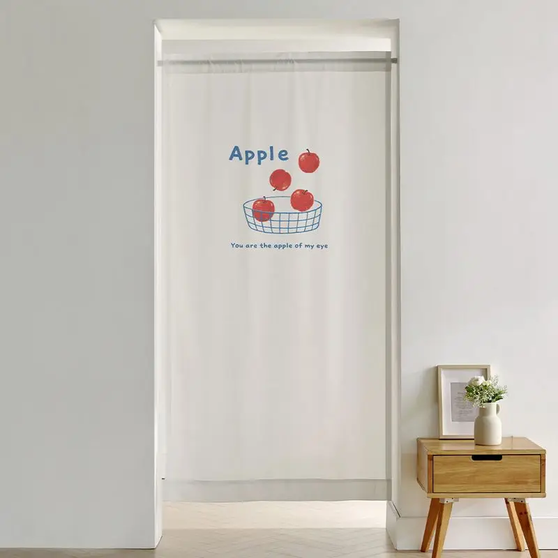 VIKAMA Minimalist Korean Style Japanese Door Curtains, Partition Curtains, Kitchen, Bedroom, And Foyer Decorations