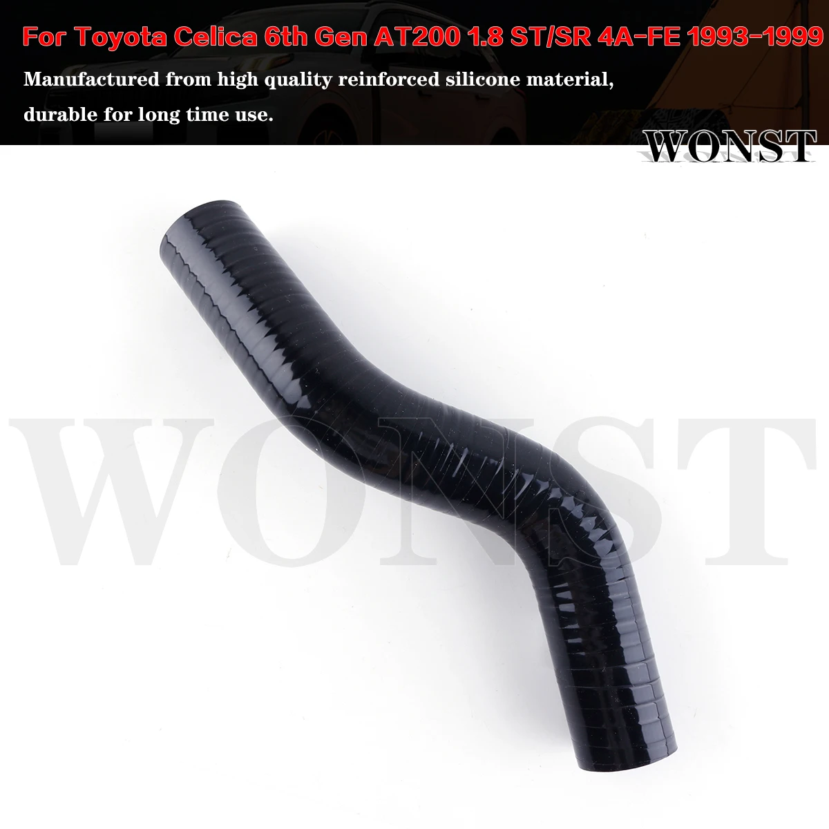 

Silicone Radiator Coolant Hose Kit For Toyota Celica 6th Gen AT200 1.8 ST/SR 4A-FE 1993-1999