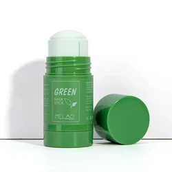 MELAO Natural Purifying Detox Clay Mask Green Tea Mud Masking For Face Green Mask Stick
