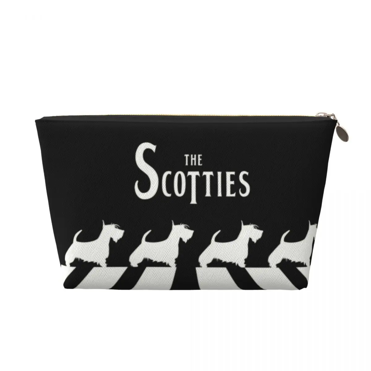 Custom Travel The Scotties Toiletry Bag Cute Scottish Terrier Dog Cosmetic Makeup Organizer  Beauty Storage Dopp Kit Box