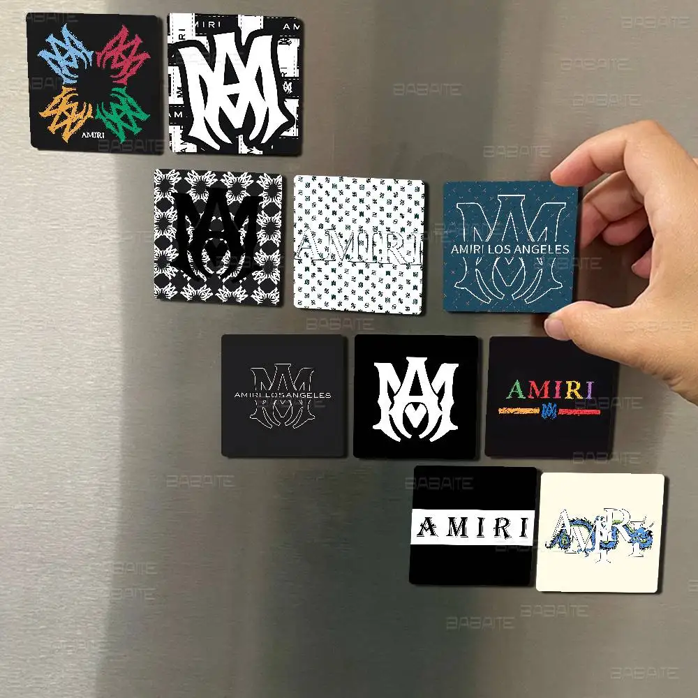 Imanes de Refrigerador con Diseño de la Marca de Ropa A-AMIRI, Imanes de Refrigerador con Foto Personalizada, Imanes de Refrigerador con Foto de Alta Gama