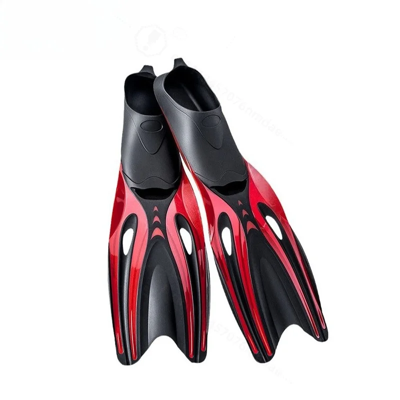 Adult Flexible TPR Swimming Diving Fins Beginner Rubber Flippers For Snorkeling Freediving Water Sports
