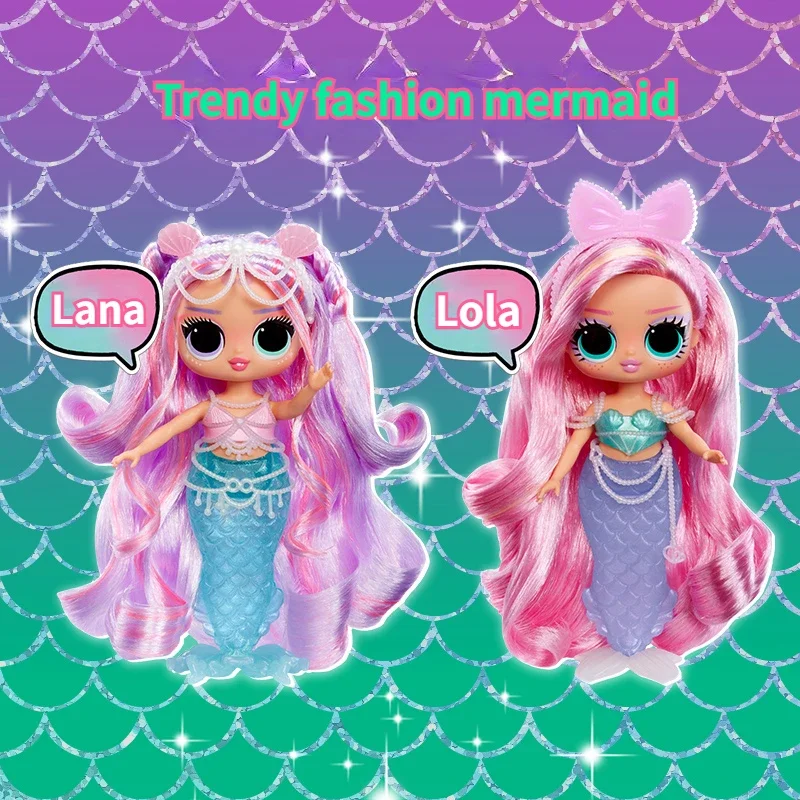 In Stock L.O.L. Surprise! LOL Surprise Doll Mermaid Doll Kawaii Doll Dress Up Boys Figure Girls Toys Gifts Children’s Play House