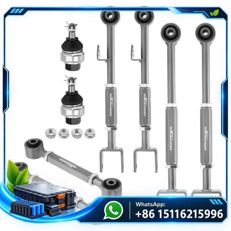 Rear Camber Control Arms Front Lower Ball Joints Carbon Steel Durable Powder Coating for Accord 2008-2013 TL