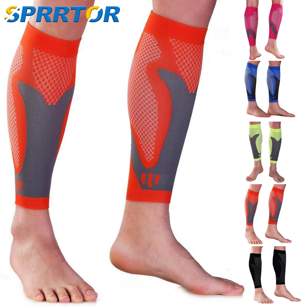 1Pair Calf Compression Sleeves, Relief Calf Pain,Calf Support Leg for Recovery,Varicose Veins,Shin Splint,Running,Cycling,Sports