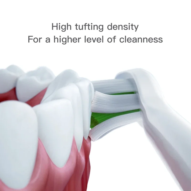 2 قطعة رؤوس بديلة لفرشاة الأسنان الكهربائية الصوتية SOOCAS X3/X3U/X5