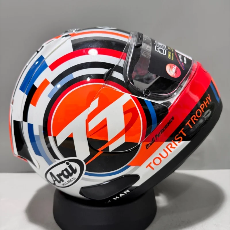 RX-7X RX7X Integralhelm für Motorräder, für Straßenmotorräder und Rennkarts, Schutzhelm für Herren TT, Capacete