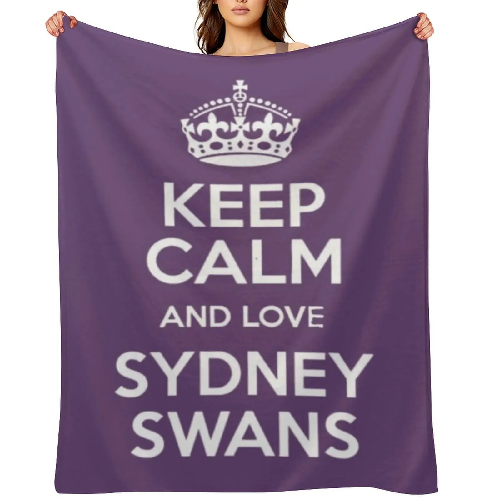 

Sydney swans football club AFL Footy \t \t Throw Blanket Thin Cute Plaid Plush Summer Blankets