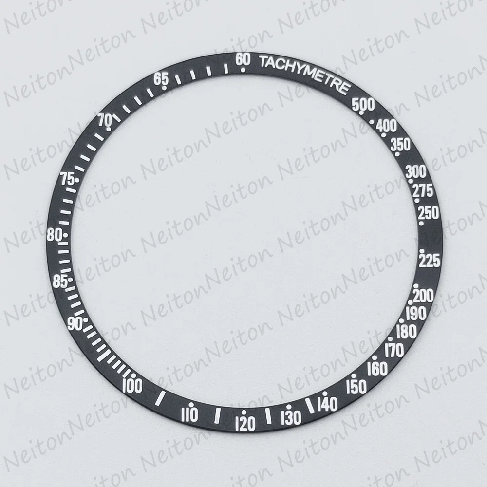 For VK63 Moon Watch 39.7MM Case Moon Pattern Back Chronograph Stainless Steel Metal Material Fits Speed Master Watch Cases Parts image 6