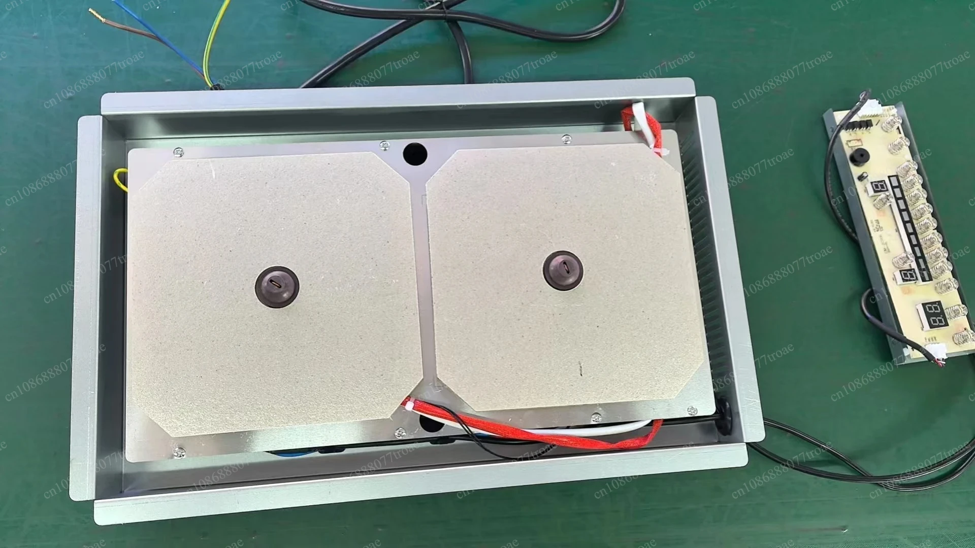 110V~220V 2 Hobs Hidden Electric Induction Cooker Stainless Steel Invisible Built-In Induction Cooktop Hot Plates