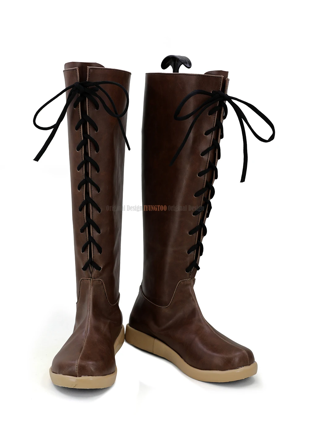 

Youmu Konpaku Shoes Cosplay Touhou Project Youmu Konpaku Cosplay Boots Brown Shoes Custom Made Any Size