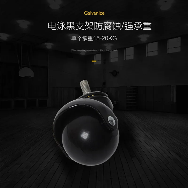 4 Pcs 1.5 Inch Screw Ball Swivel Caster/nylon Ball Sofa Wheel/display Stand Wheel & Roller Tripod Wheel