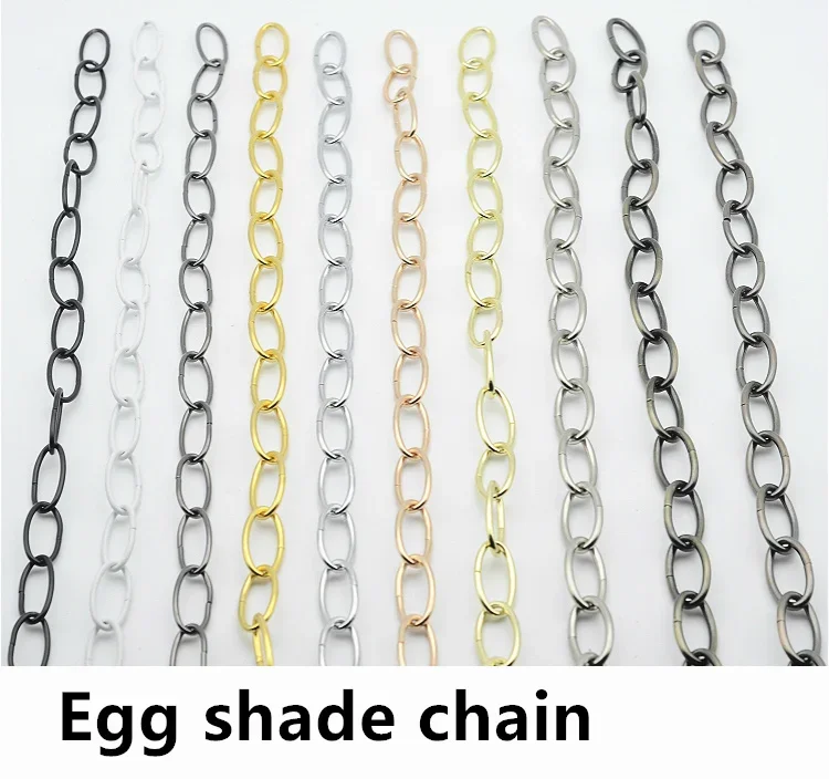 1m iron shape chain for Vintage Chandelier Ceiling rose Hanging Chain Pendant Lamp retro lamp holder lighting accessories
