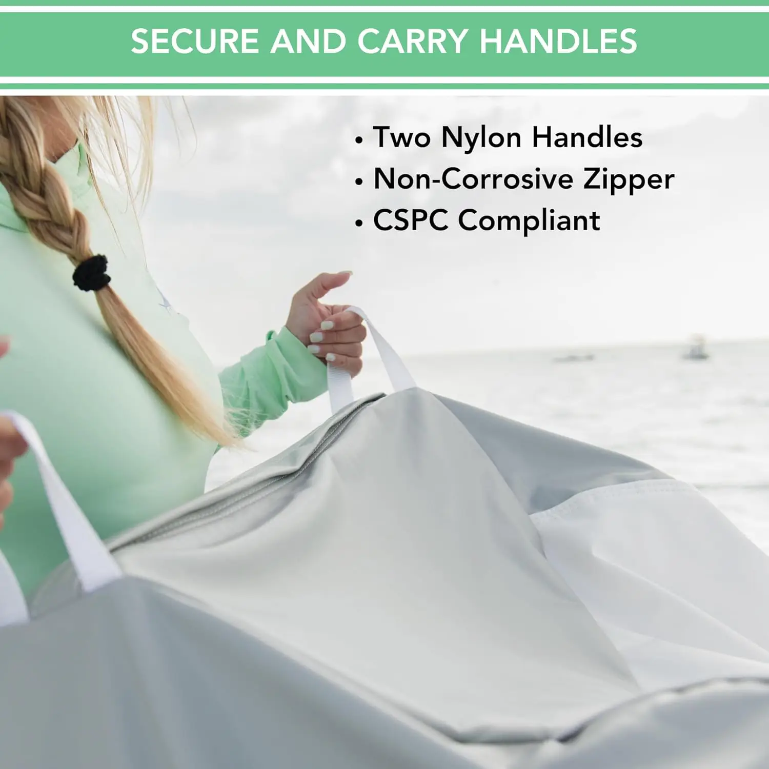 Fauteuil Marine Beanbag, Medium, Multi (Blanc/Marine)