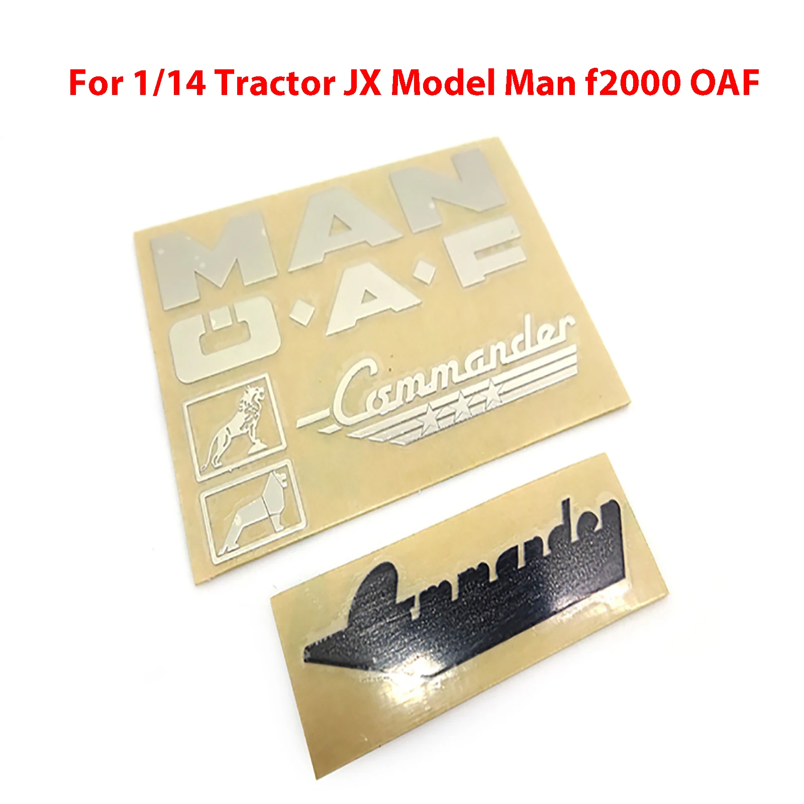 

For 1/14 Tractor JX Model Man f2000 OAF Metal Sticker kit Modification Accessories