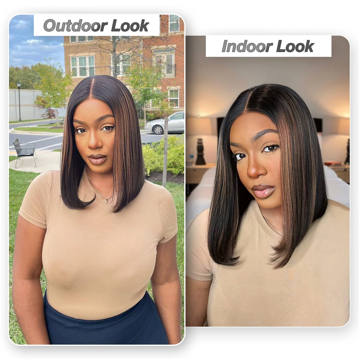 Glueless Wigs Human Hair Pre Plucked Pre Cut P1b/30 Straight Bob Wig Human Hair 5x5 Hd Lace Closure Wigs With Natural Hairline image 4