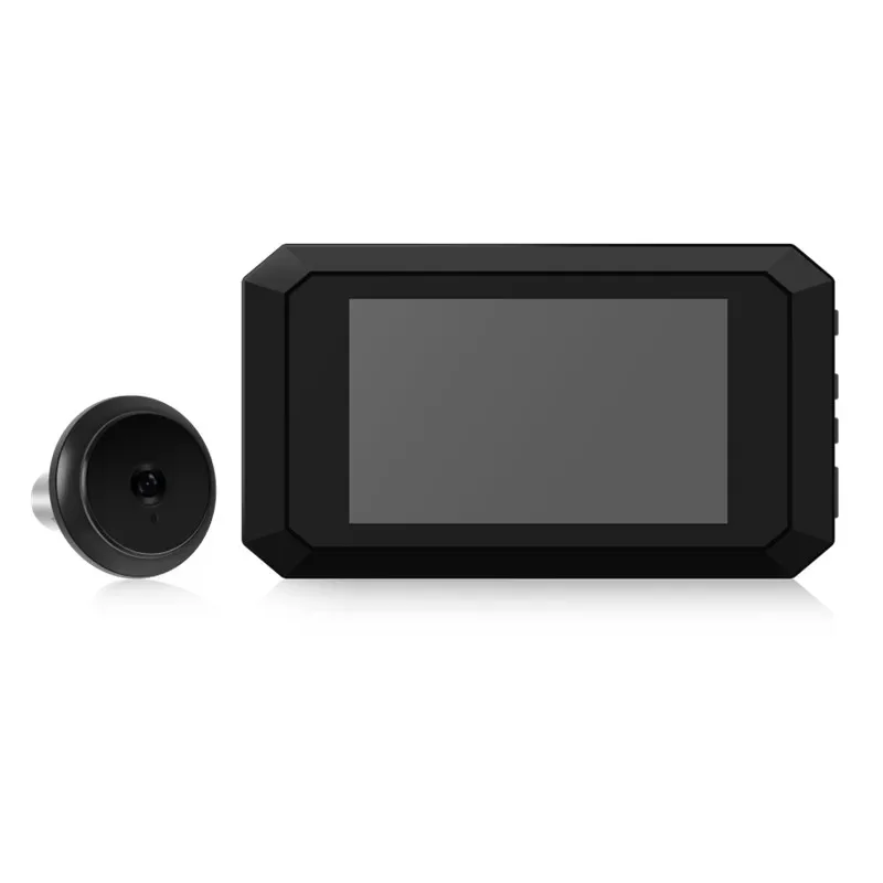 3.97 Inch Video Digital Peephole Door Viewer Camera Color Night Vision Photo Recording Digital Magic Eye Electronic Viewfinder