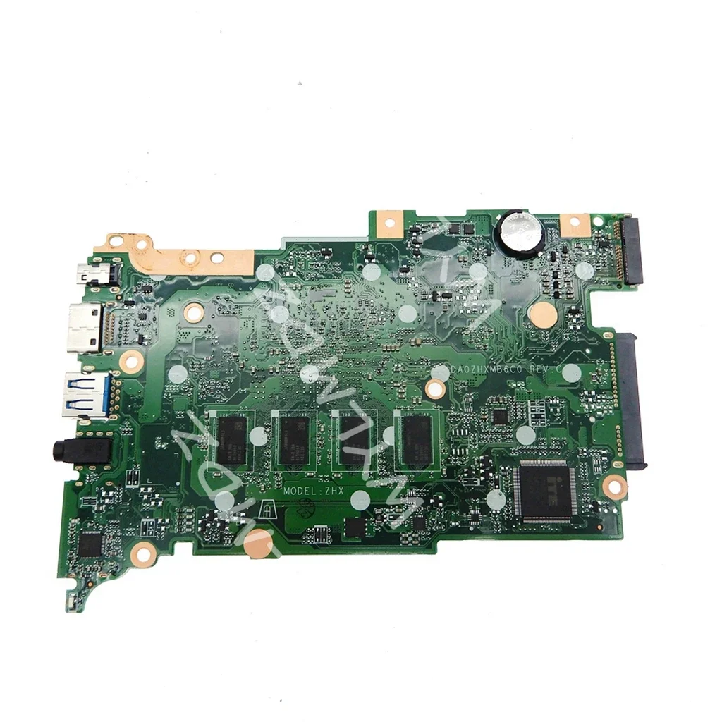 DA0ZHXMB6C0 with N3060 N3160 X5-E8000 CPU 0GB/4GB-RAM Notebook Mainboard For ACER Travelmate TMB117-M Laptop Motherboard