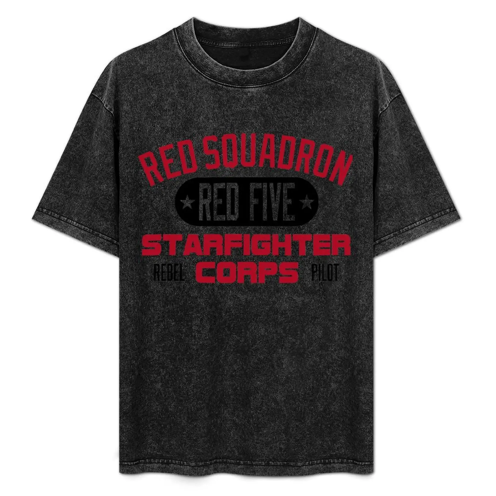 

Red Squadron T-Shirt Big and Tall Crew Neck Tee