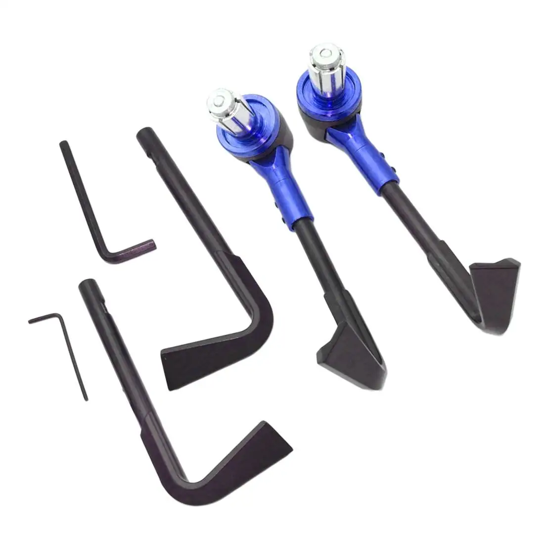 

1 пара мотоциклов с ЧПУ, 7/8 дюйма, 22 мм, руль, передний тормоз, рычаг сцепления, защита рук, синий