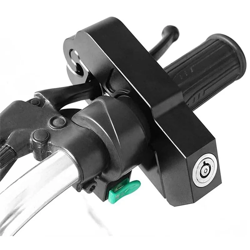 

1 Piece Universal Motorcycle Handle Throttle Grip Security Lock Black Aluminum Alloy Fit For Bicycles, Scooter, Motorcycle, ATV-