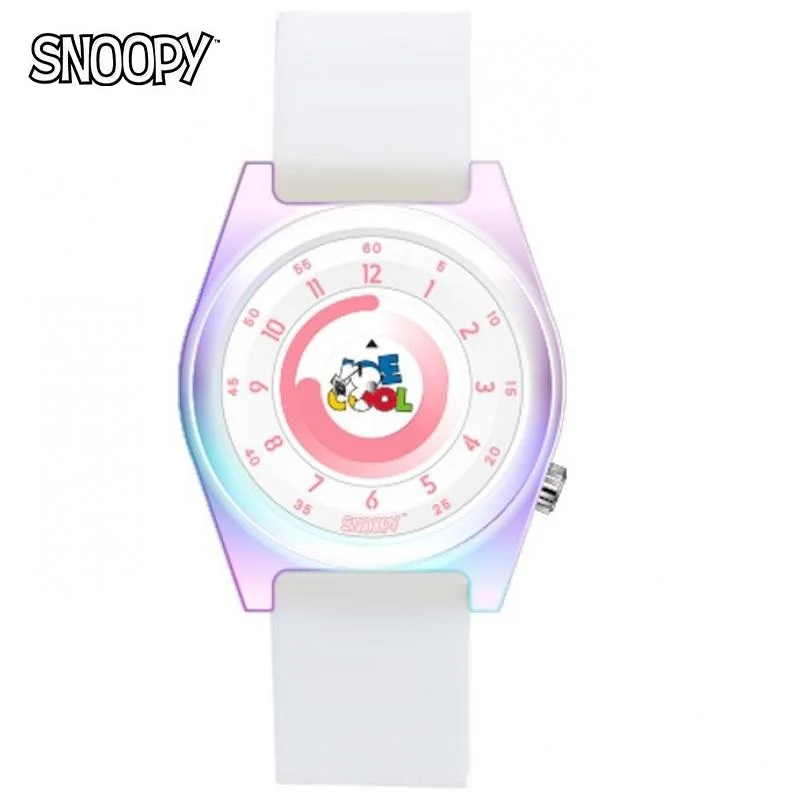 Snoopy Peanuts For Women Watch Lovely Japan Quartz Wristwatch Cartoon Rotatable Dial Girl Youth Student Teenage Cute Gift Clock