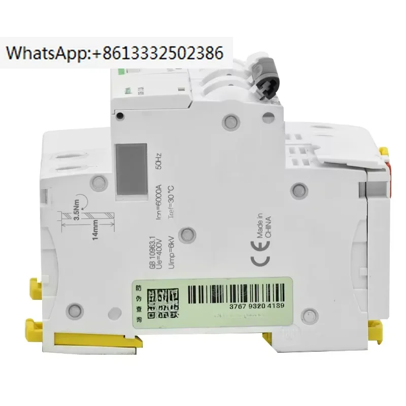 

Небольшой автоматический выключатель типа C Acti9 IC65N 1P 2P 3P 4P воздушный выключатель