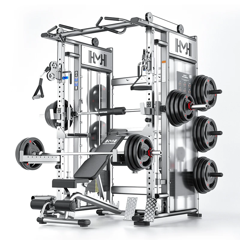 

for NEW Gym Equipment Multi-Function Smith Machine Home Gym with 160kg Counterweight