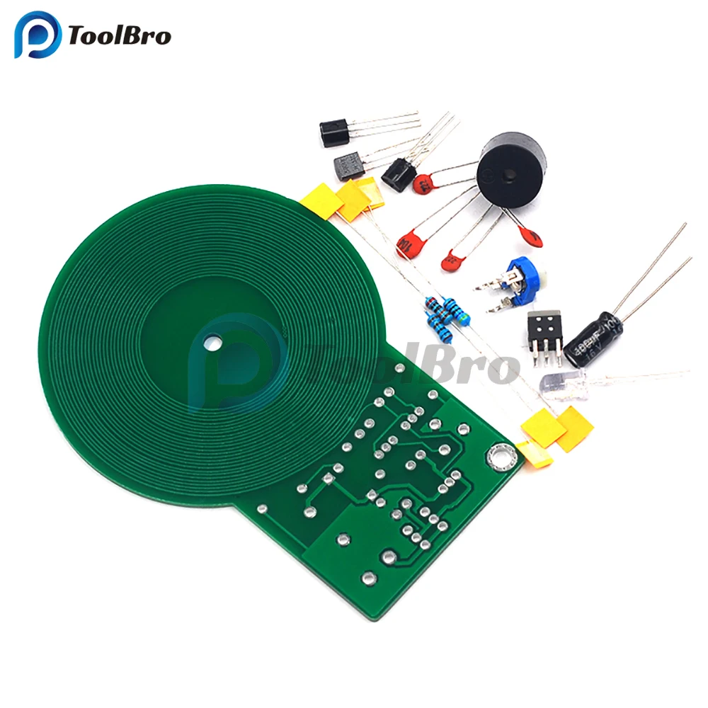 DIY Kit Metal Detector Kit Electronic Kit DC 3V-5V 60mm Non-contact Sensor Board Module DIY Electronic Part Metal Detect