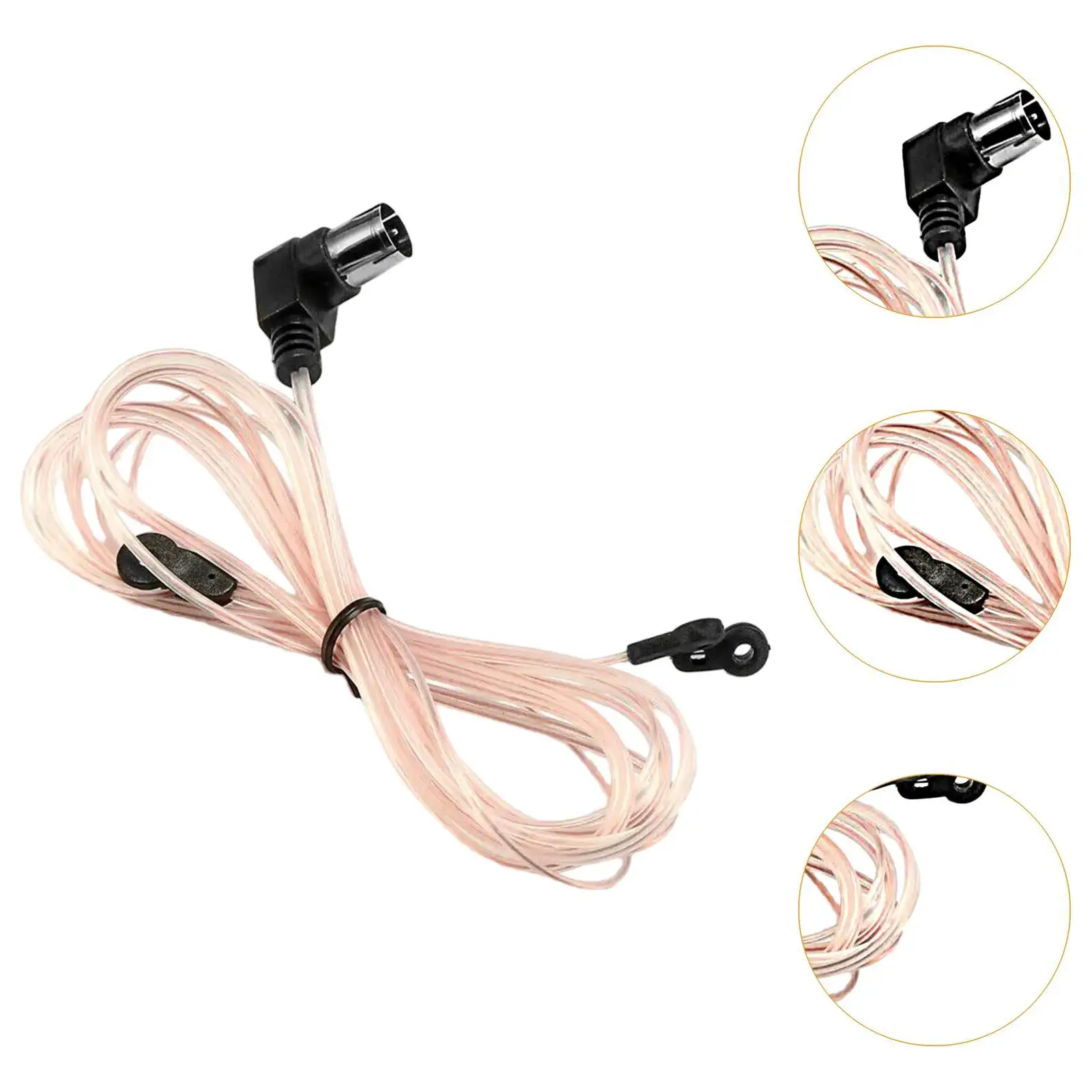 Antena de dipolo FM, conector hembra tipo F para sótano, uso interior, garaje