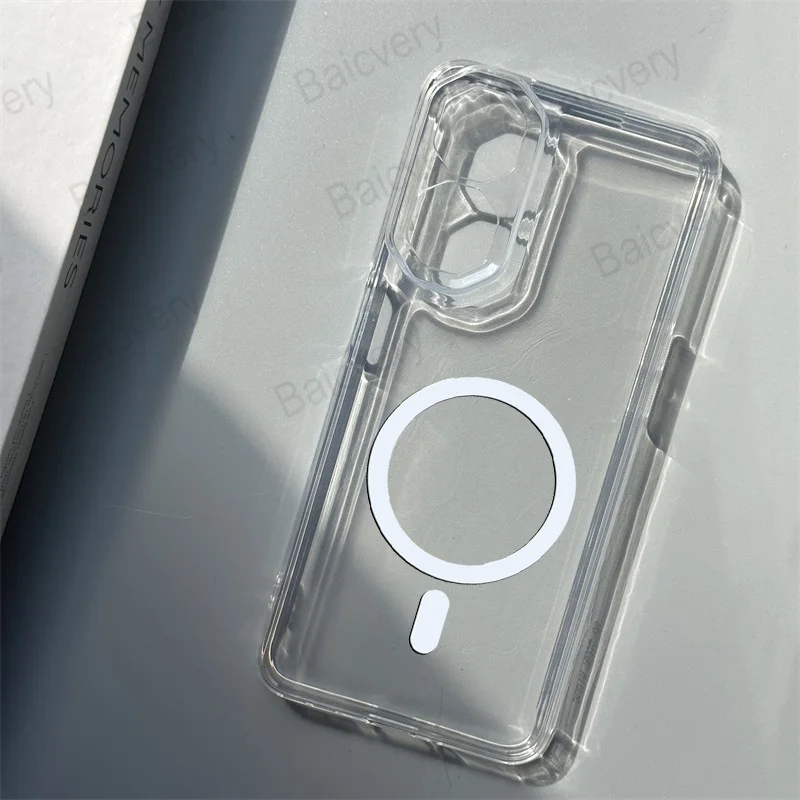 Capas For ZTE nubia Neo 2 Z2352N Transparent Clear Soft TPU Back Cover With Magnetic Sticker