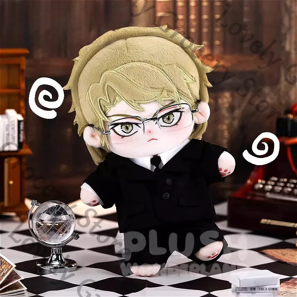 

Anime Bungo Stray Dogs Kunikida Doppo Cosplay Cartoon Cotton Puppet Fluffy Change Clothes Maumet Printing Stuffed Animal Gift