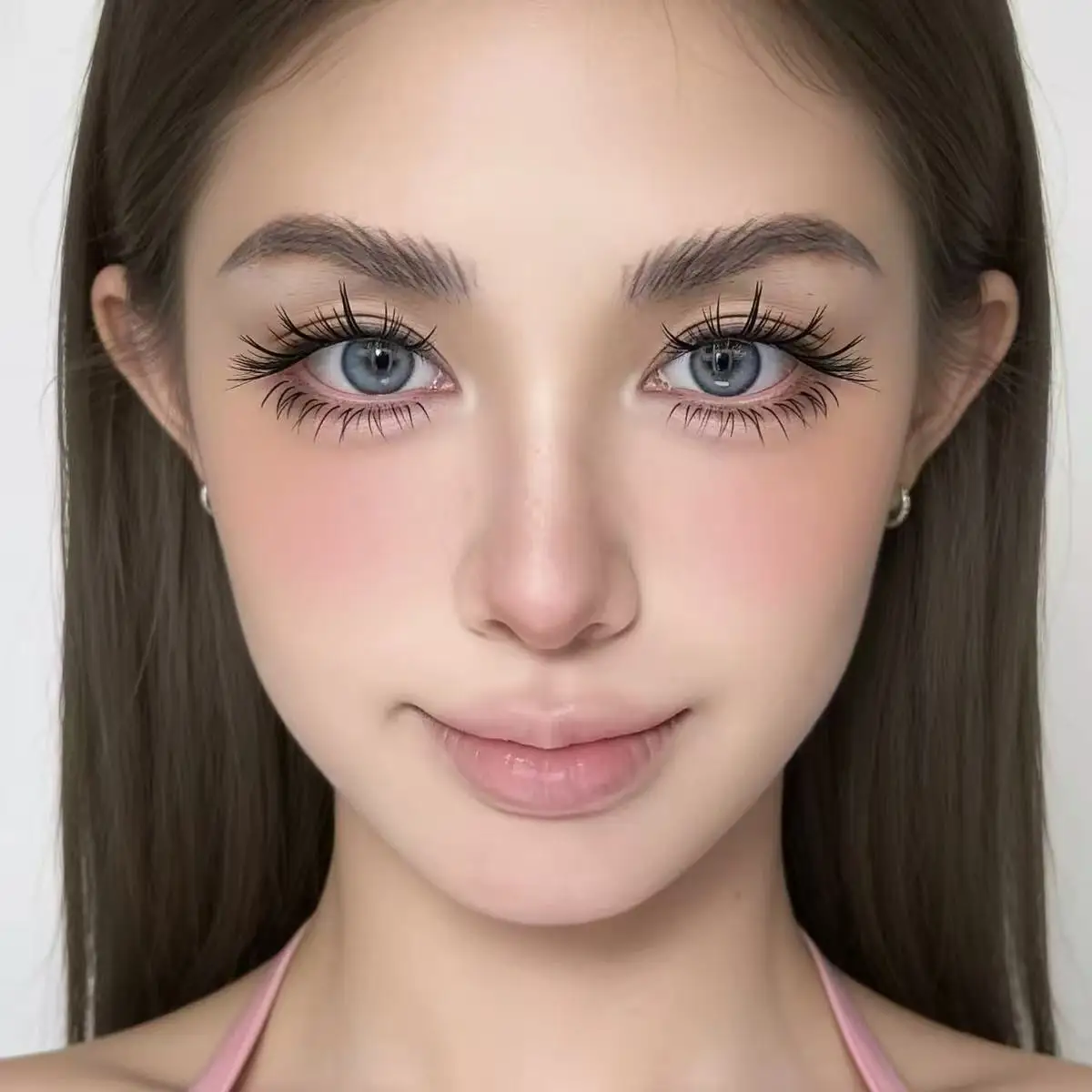 WINKLURE 10 Reihen D-Curl Manga Wimpern-Cluster, Fox Cat Cluster Wimpern, Natürlicher Look, Cosplay Anime-Stil Wimpernverlängerungen, Flauschig – Detail 10