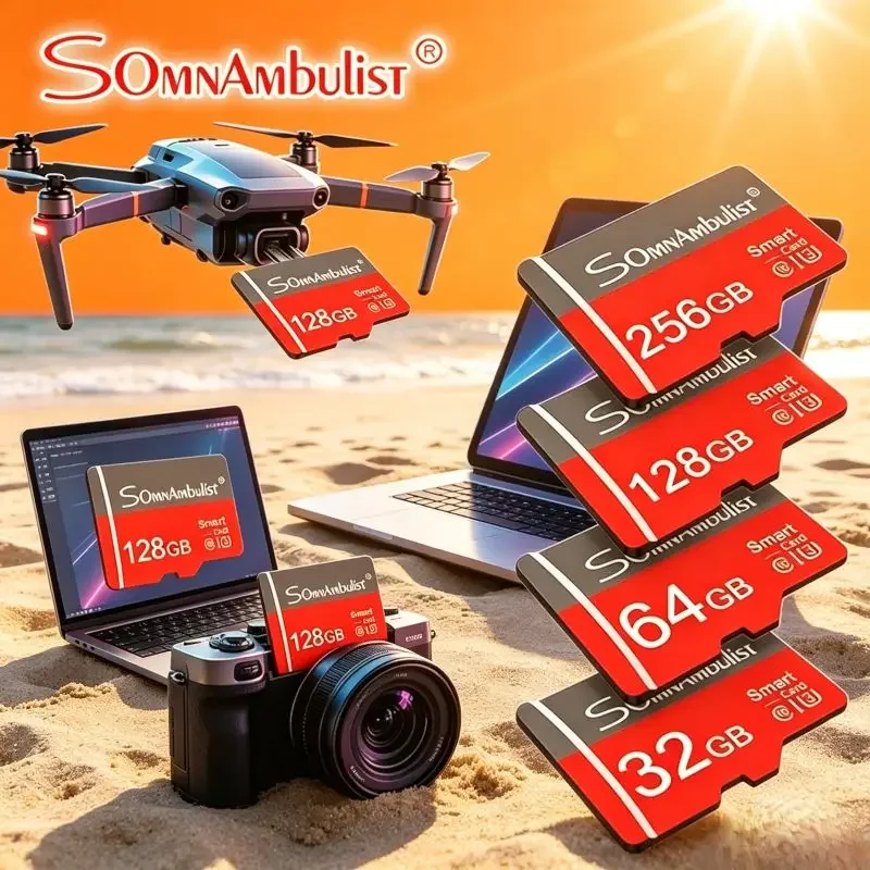 

Micro TF Class10 Flash Pen Drive SomnAmbulist Mini SD Card 8/16/32/64/128GB High Speed For Camera Game Consoles