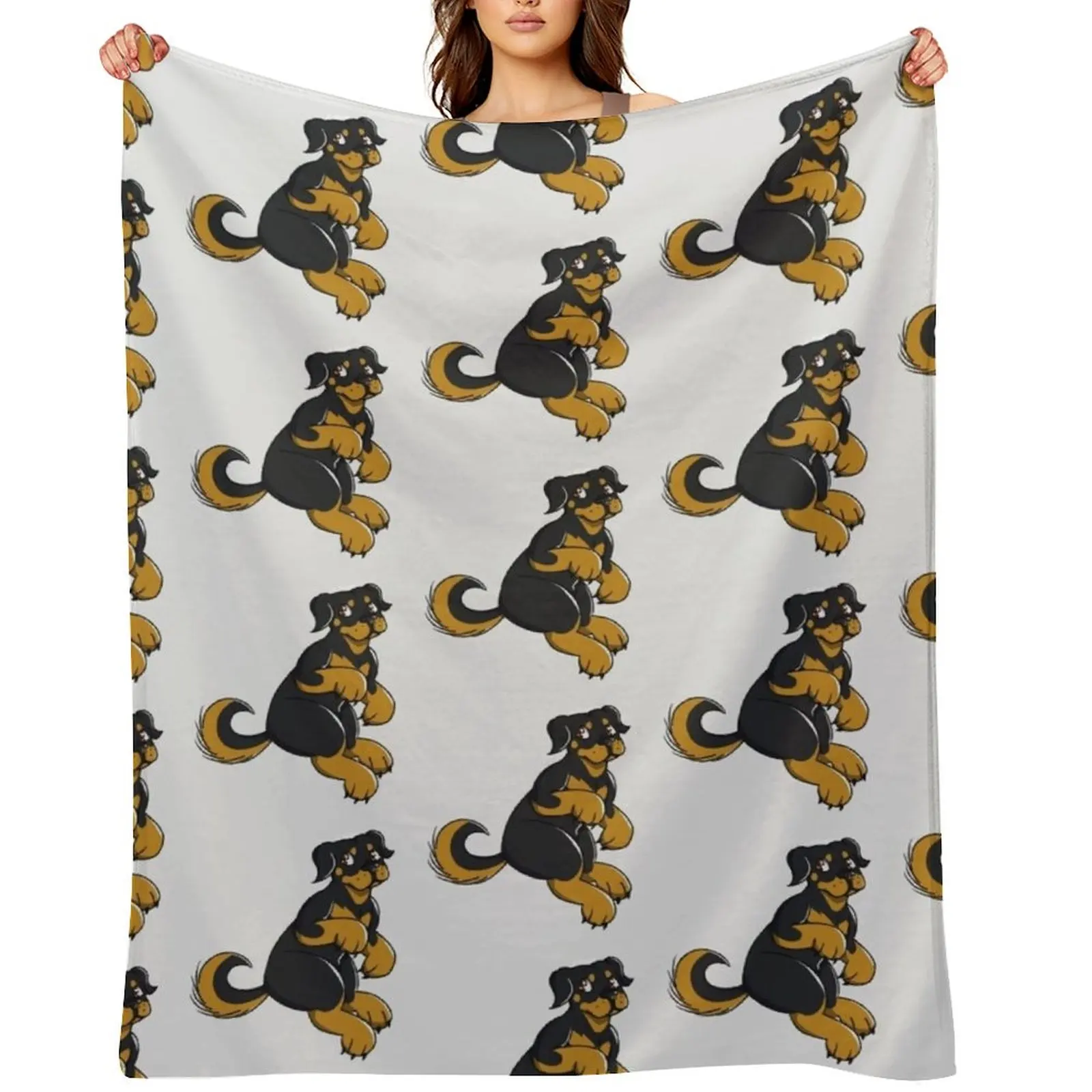 

Rottweiler puppy dog Throw Blanket Stuffeds for babies Blankets For Baby Tourist Blankets