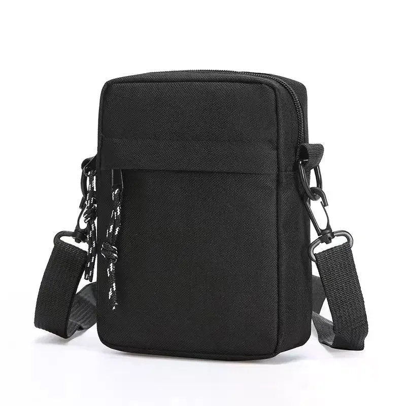 Men's Small Nylon Crossbody Bag Casual Lightweight Mini Shoulder Bag for College Students Daily Commute Outdoor Walk