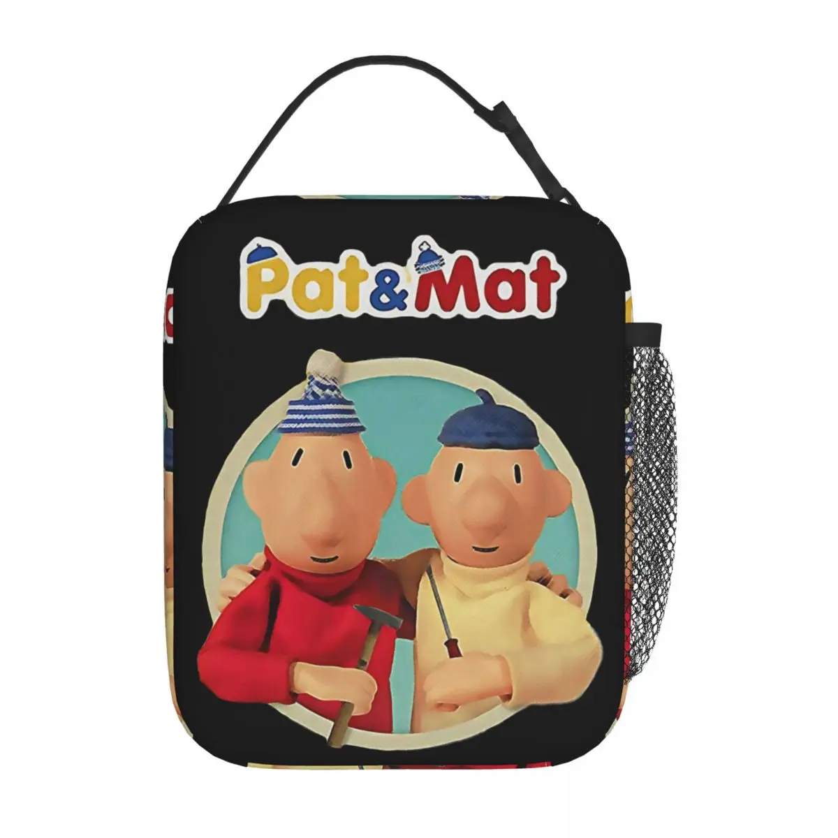 

Изолированная сумка для обеда Pat And Mat, многоразовая сумка-холодильник Контейнер для еды Портативная сумка-тоут Ланч-бокс Bento Сумка для колледжа на открытом воздухе