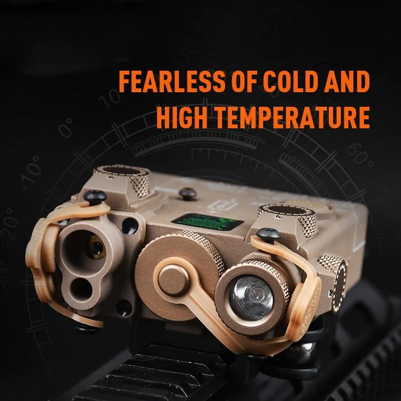 Airsoft WADSN DBAL-A2 Tactical Laser Pointer Red Blue Green Dot Aiming Laser Sight Fit 20mm Picatinny Rail Hunting Weapon Light