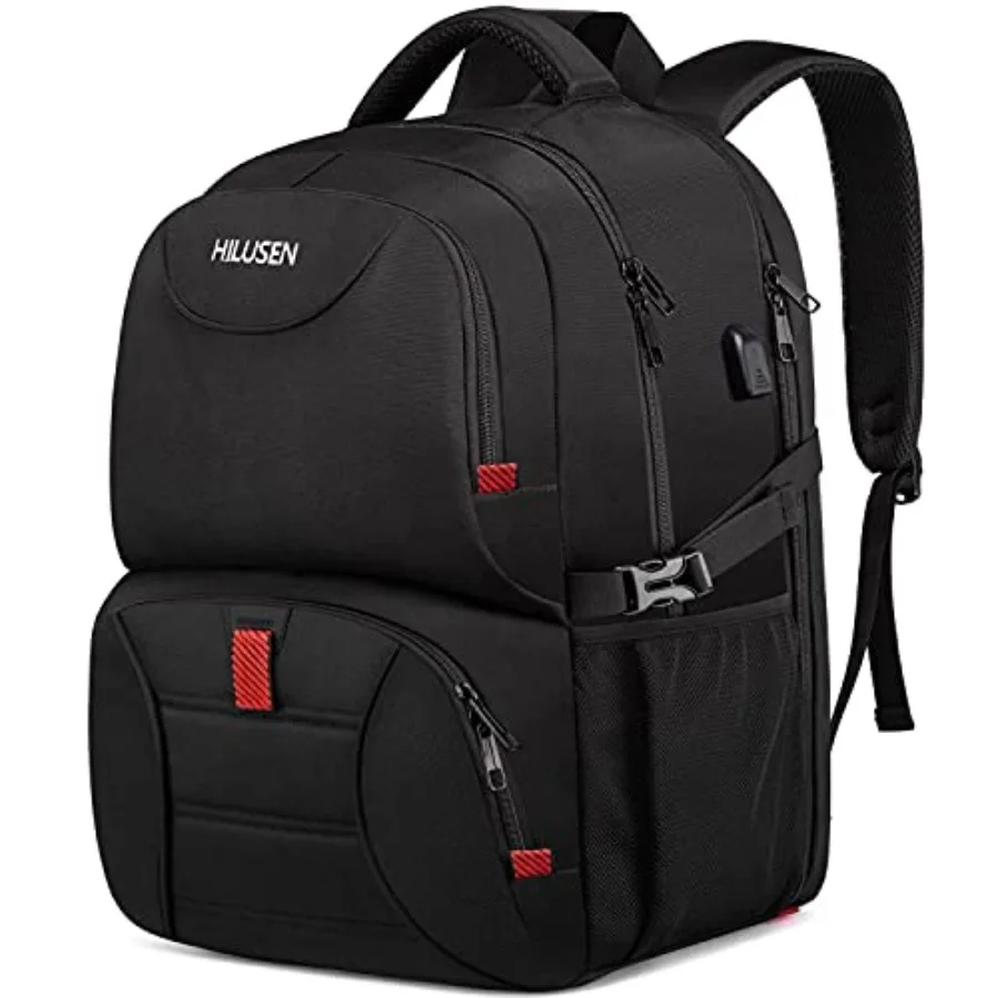 

Extra Large Backpack for Men 50L, Insulated Cooler Lunch Box Backpack, Water Resistant 17inch Travel Laptop Work Bookbag with U