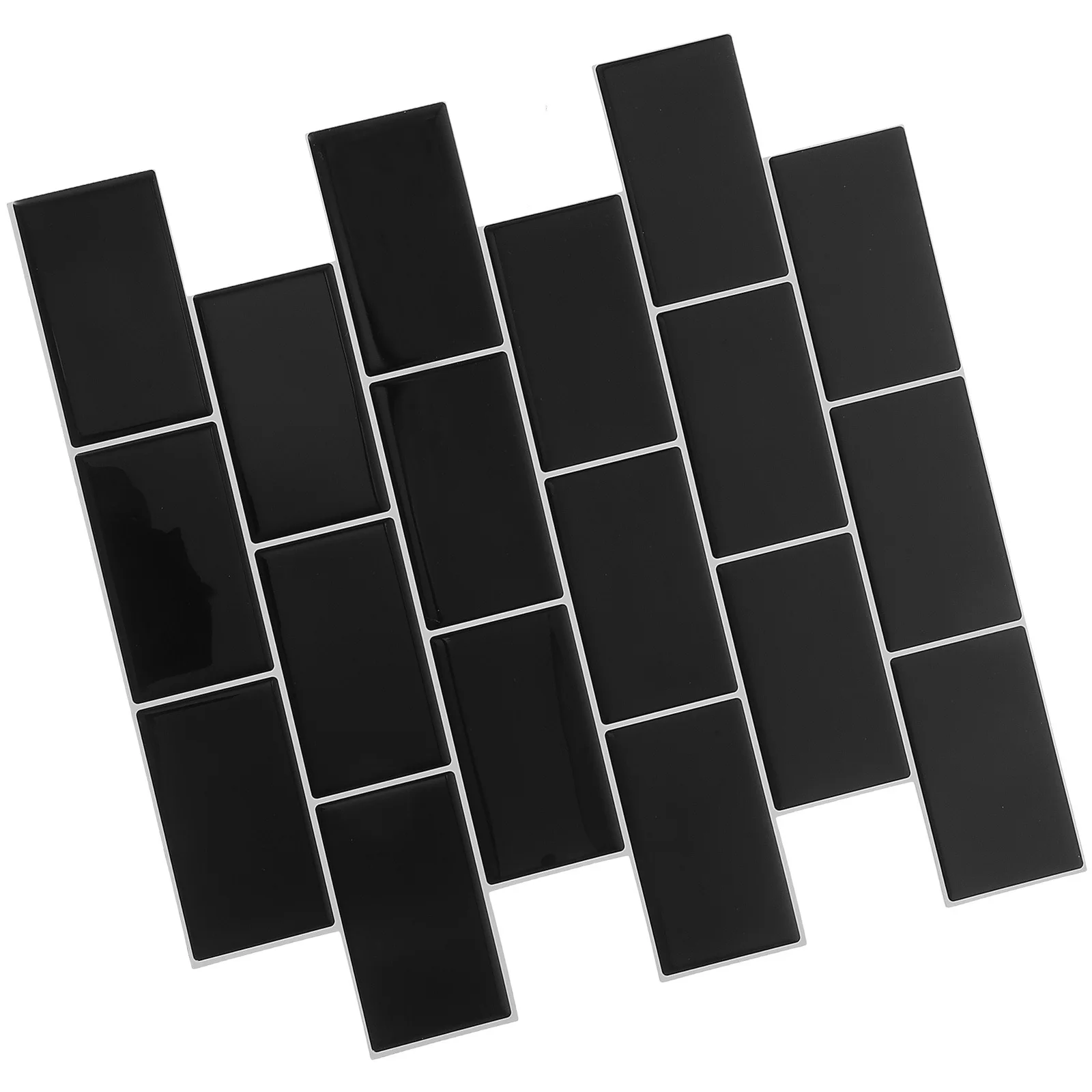 

1 Sheet Peel and Stick Self Adhesive Wall Tiles Tile Sticker for Kitchen Bathroom Living Room Easy Peel and Stick